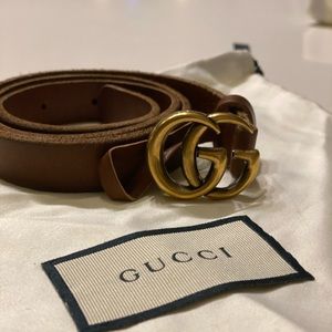 Gucci Double G Buckle Belt (thin)